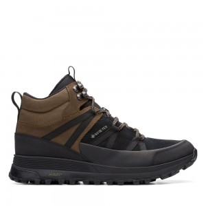 Clarks ATL Trek Rise GORE-TEX Μποτακια ανδρικα μαυρα | GR604273