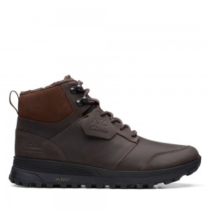 Clarks ATL Trek Up αδιαβροχα Μποτακια ανδρικα καφε | GR801795