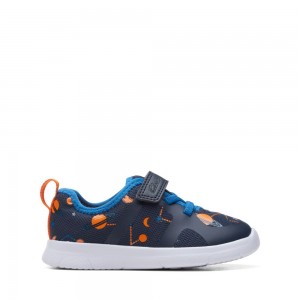 Clarks Ath Cosmo Toddler Παπουτσια για αγορια μπλε | GR581392