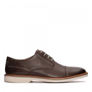 Clarks Atticus LT Cap επισημα παπουτσια ανδρικα σκούρο καφε | GR682740