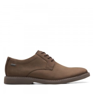 Clarks Atticus LT Lo GTX επισημα παπουτσια ανδρικα σκούρο καφε | GR674251