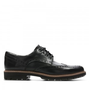 Clarks Batcombe Wing επισημα παπουτσια ανδρικα μαυρα | GR768120