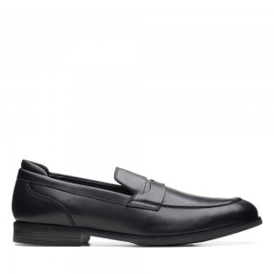 Clarks Bradish Ease Loafers ανδρικα μαυρα | GR869427