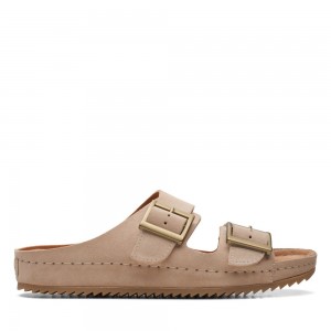 Clarks Brookleigh Sun Σαγιοναρεσ γυναικεια ανοιχτο καφε | GR726189