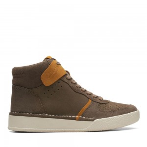 Clarks CraftCup Mid Μποτακια γυναικεια Ελιά | GR039526