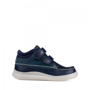 Clarks Crest Tuktu Toddler Μποτακια για αγορια σκουρο μπλε | GR067985