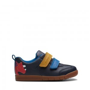 Clarks Den Play Toddler Παπουτσια για αγορια σκουρο μπλε | GR510493