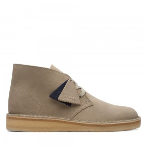 Clarks Desert Coal Μποτακια ανδρικα γκρι | GR571602