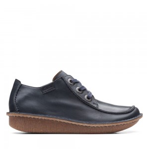 Clarks Funny Dream Φλατ Παπουτσια γυναικεια σκουρο μπλε | GR592031