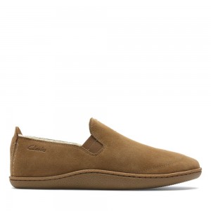 Clarks Home Mocc Loafers ανδρικα καφε | GR296043