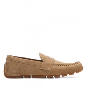 Clarks Oswick Bar Loafers ανδρικα σκούρο καφε | GR421509