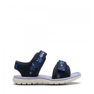 Clarks Surfing Tide Toddler Σανδαλια για κοριτσια σκουρο μπλε | GR895073