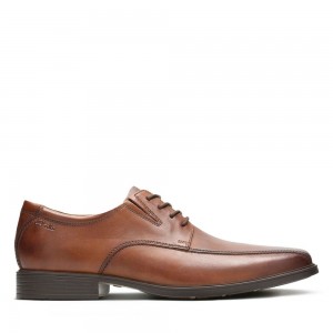 Clarks Tilden Walk επισημα παπουτσια ανδρικα σκούρο καφε | GR546802