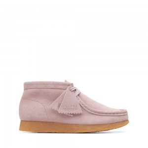 Clarks Wallabee Boot Older Μποτακια για κοριτσια ροζ | GR301462