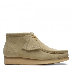 Clarks Wallabee Boot Μποτακια γυναικεια καφε | GR189732