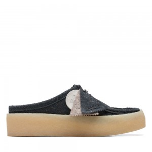 Clarks Wallabee Cup Lo Παπουτσια γυναικεια μαυρα | GR639574