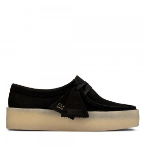 Clarks Wallabee Cup Παπουτσια γυναικεια μαυρα | GR538712