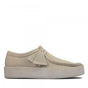 Clarks Wallabee Cup Αθλητικα Παπουτσια ανδρικα ασπρα | GR205976