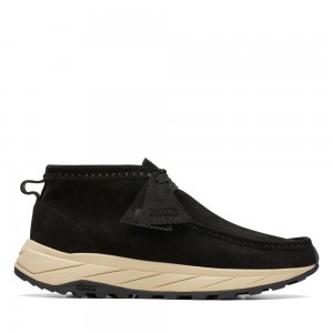 Clarks Wallabee Eden Αθλητικα Παπουτσια ανδρικα μαυρα | GR750698