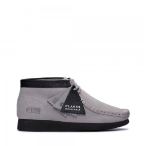 Clarks Wallabee Goal Older Μποτακια για αγορια σκούρο γκρι | GR754260