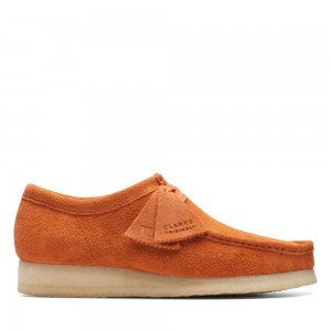 Clarks Wallabee Παπουτσια ανδρικα πορτοκαλι | GR291570