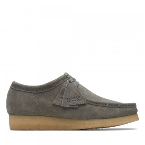 Clarks Wallabee Παπουτσια ανδρικα γκρι | GR863491