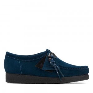 Clarks Wallabee Παπουτσια γυναικεια βαθυ μπλε | GR029813