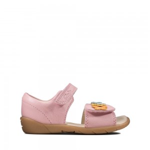 Clarks Zora Finch Toddler Σανδαλια για κοριτσια ροζ | GR581293