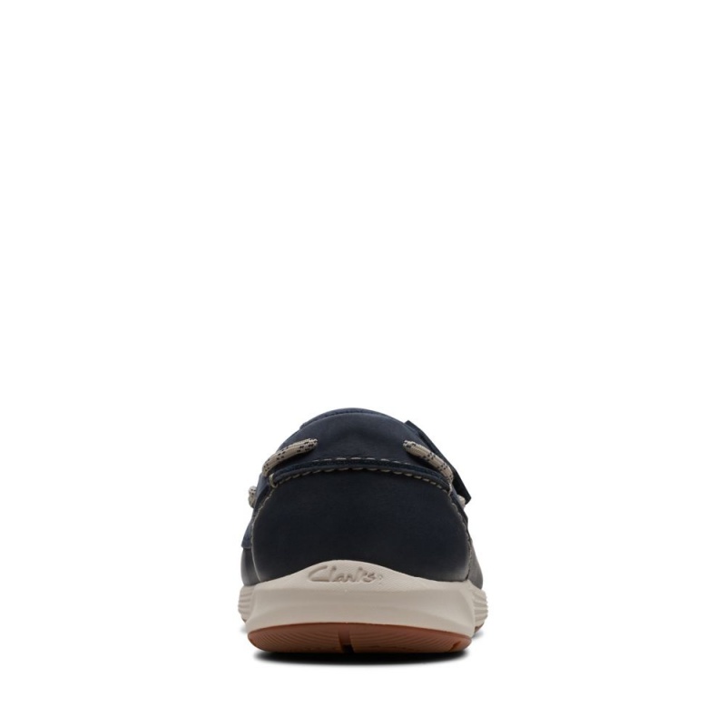 Clarks ATL Sail Go παπουτσια ιστιοπλοιας ανδρικα σκουρο μπλε | GR896341