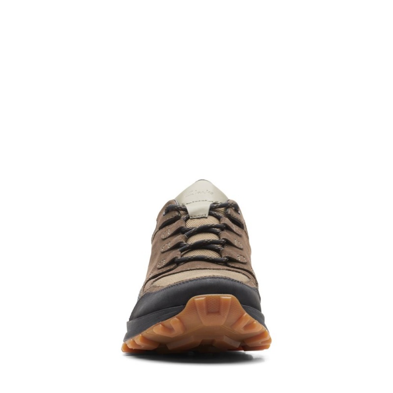 Clarks ATL Trek Lo GORE-TEX Αθλητικα Παπουτσια ανδρικα σκούρο Ελιά | GR618527