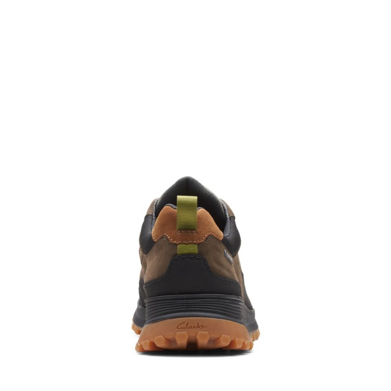 Clarks ATL Trek Lo GORE-TEX Αθλητικα Παπουτσια ανδρικα σκούρο Ελιά | GR618527