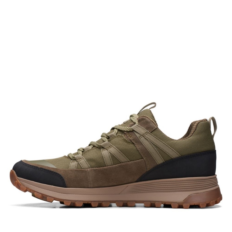 Clarks ATL Trek Run GORE-TEX Αθλητικα Παπουτσια ανδρικα σκούρο Ελιά | GR682051