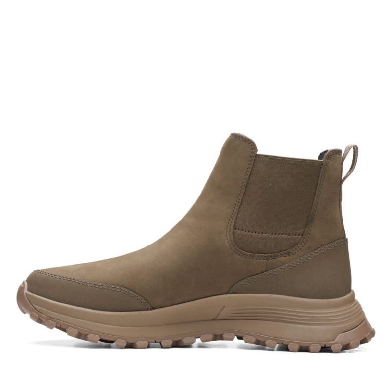 Clarks ATL Trek Up αδιαβροχα Chelsea Boots γυναικεια Χακί | GR237614