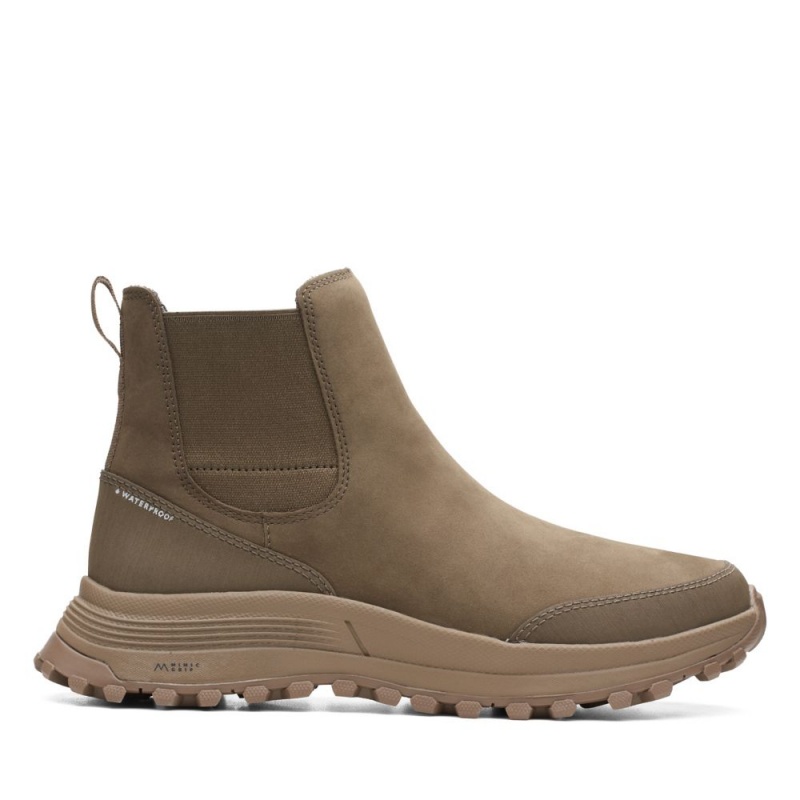 Clarks ATL Trek Up αδιαβροχα Chelsea Boots γυναικεια Χακί | GR237614