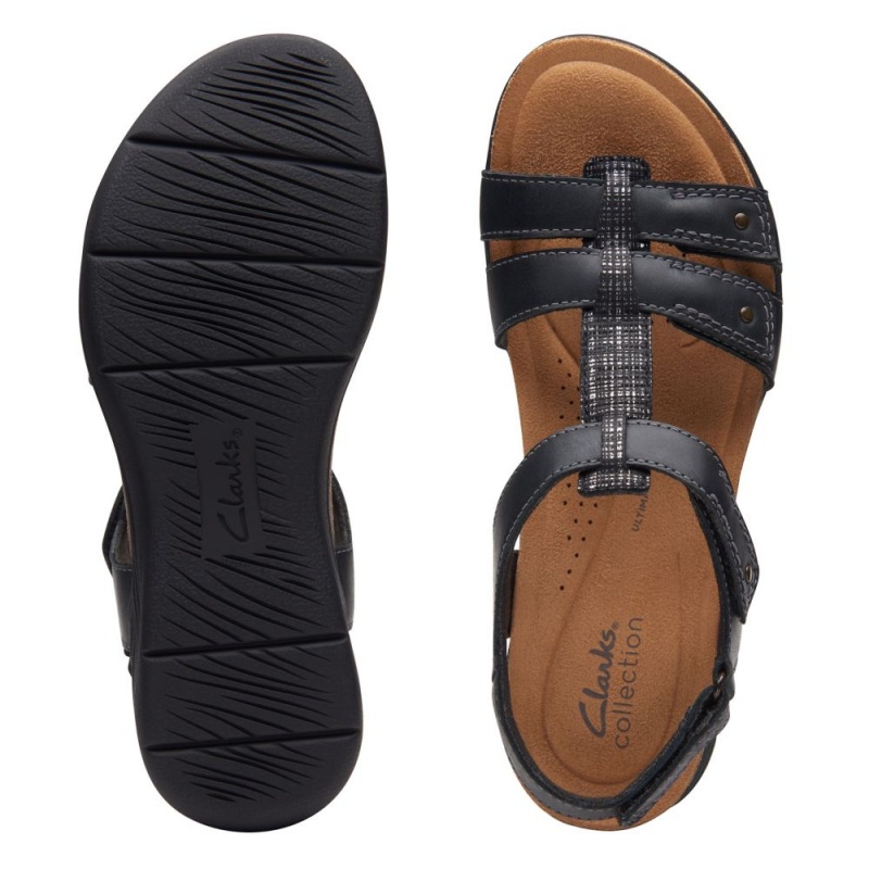 Clarks April Cove Σανδαλια γυναικεια μαυρα | GR638291