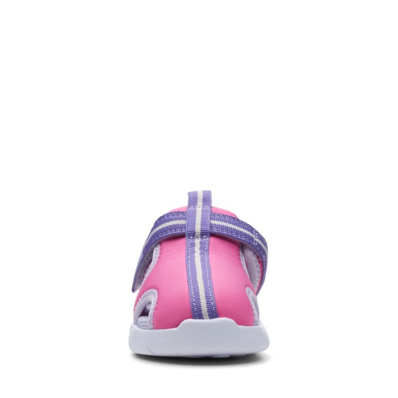 Clarks Ath θαλασσης Toddler Σανδαλια για κοριτσια ροζ | GR268391