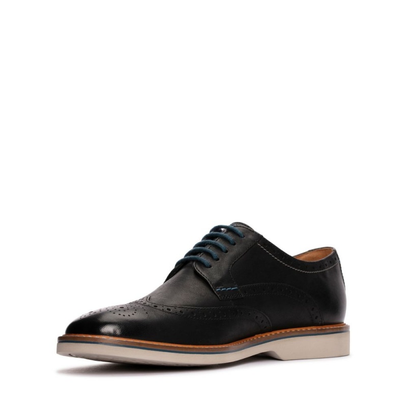 Clarks Atticus LT Limit επισημα παπουτσια ανδρικα μαυρα | GR387462