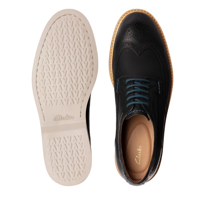 Clarks Atticus LT Limit επισημα παπουτσια ανδρικα μαυρα | GR387462