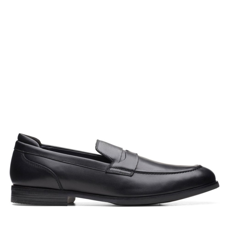 Clarks Bradish Ease Loafers ανδρικα μαυρα | GR869427