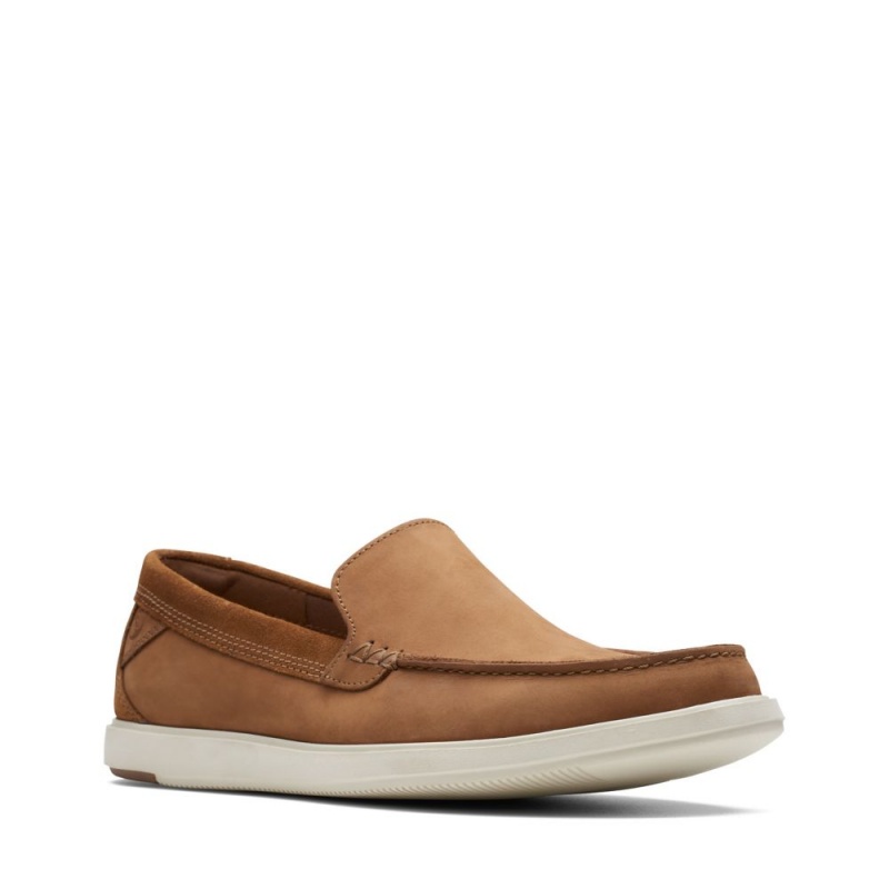 Clarks Bratton Loafer παπουτσια ιστιοπλοιας ανδρικα σκούρο καφε | GR031952