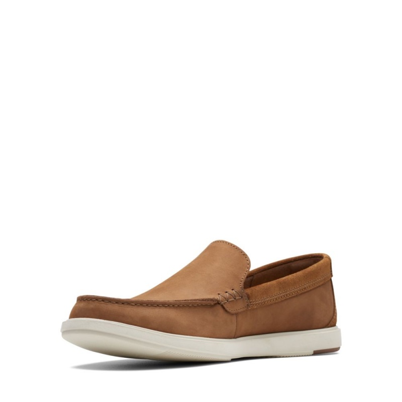 Clarks Bratton Loafer παπουτσια ιστιοπλοιας ανδρικα σκούρο καφε | GR031952