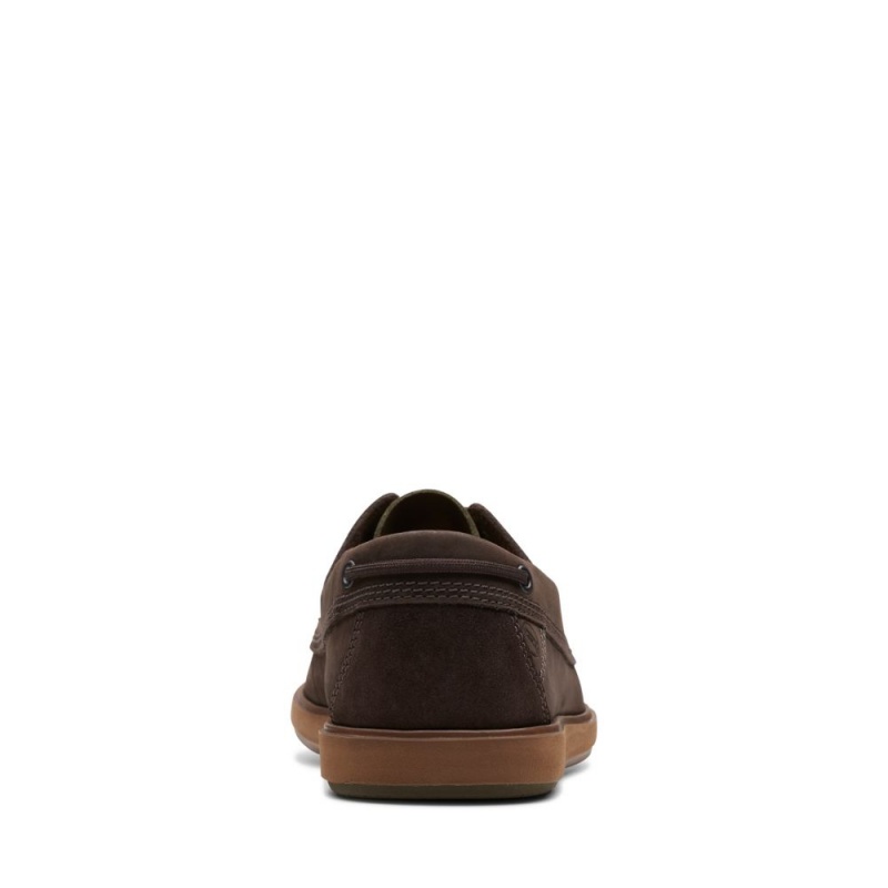 Clarks Bratton Βάρκας Loafers ανδρικα σκούρο καφε | GR354681