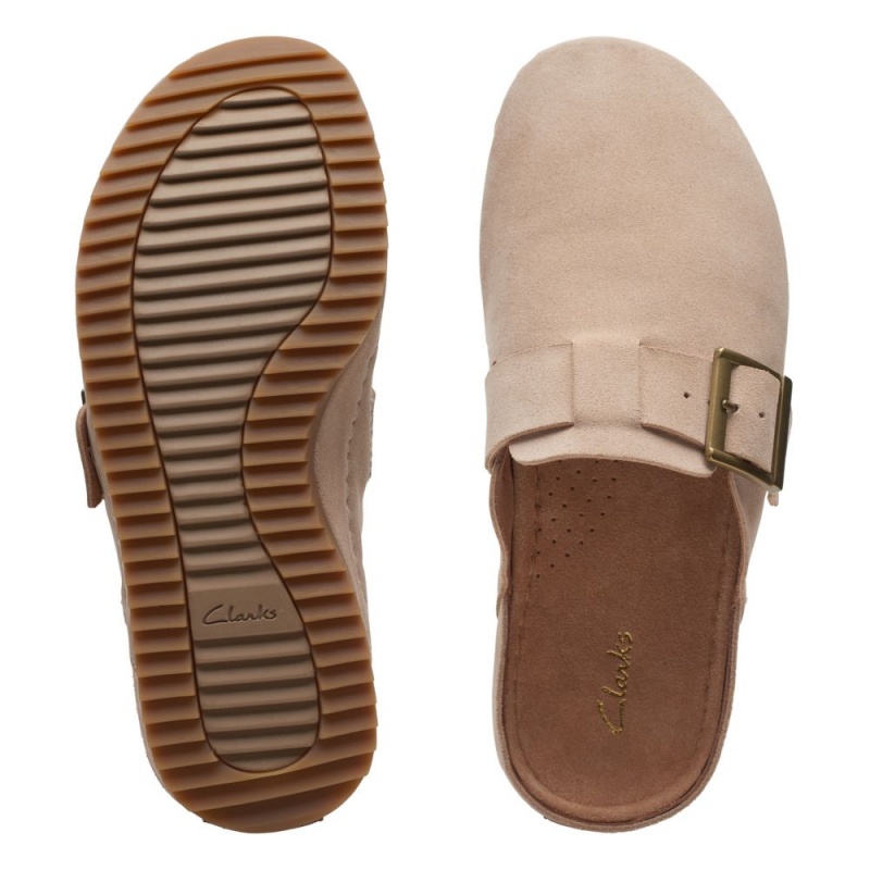 Clarks Brookleigh Mules γυναικεια ανοιχτο καφε | GR054219