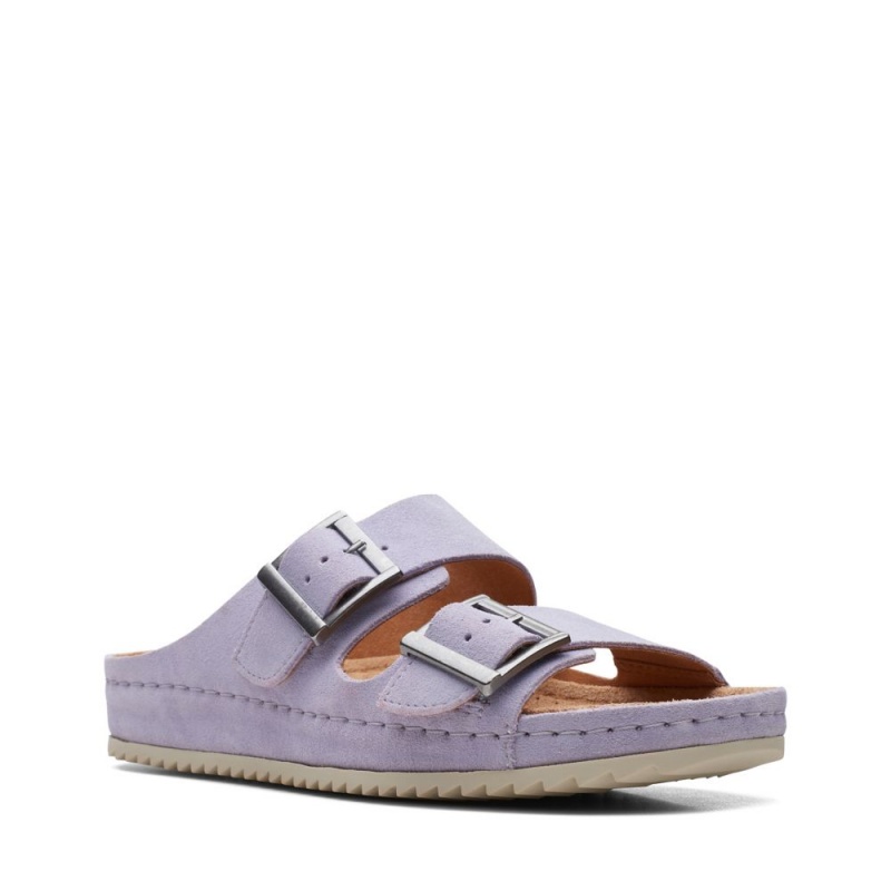 Clarks Brookleigh Sun Σαγιοναρεσ γυναικεια μωβ | GR708469