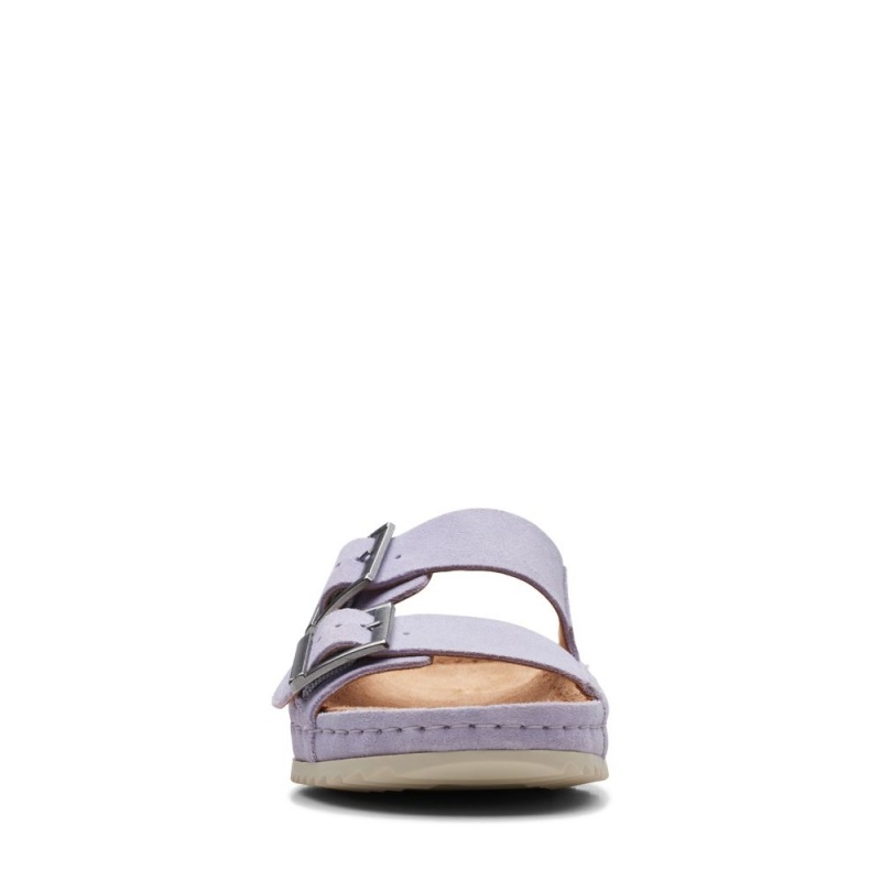 Clarks Brookleigh Sun Σαγιοναρεσ γυναικεια μωβ | GR708469