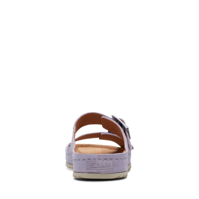 Clarks Brookleigh Sun Σαγιοναρεσ γυναικεια μωβ | GR708469