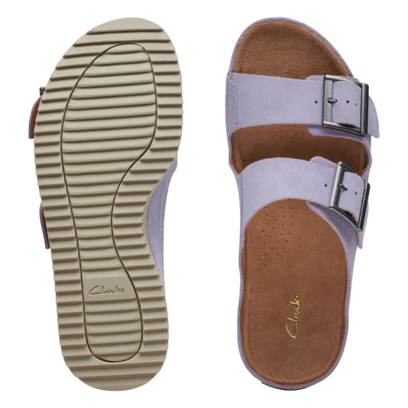 Clarks Brookleigh Sun Σαγιοναρεσ γυναικεια μωβ | GR708469