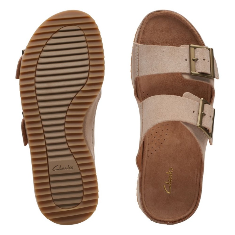 Clarks Brookleigh Sun Σαγιοναρεσ γυναικεια ανοιχτο καφε | GR726189