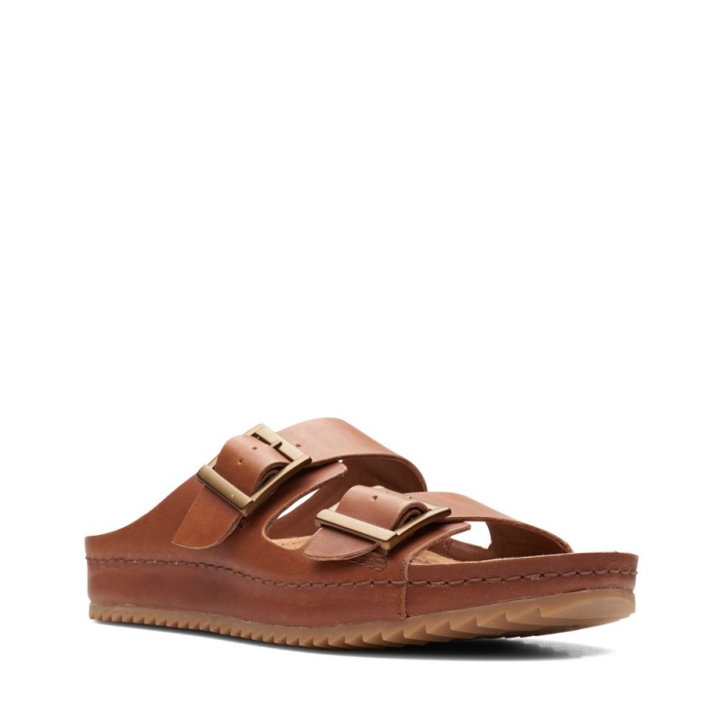 Clarks Brookleigh Sun Σαγιοναρεσ γυναικεια σκούρο καφε | GR932406