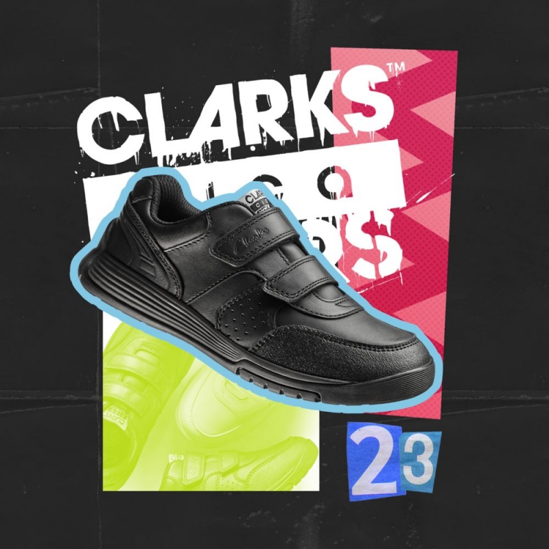 Clarks CICA Star Orb Παπουτσια για σχολειο για κοριτσια μαυρα | GR791340